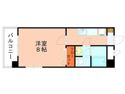 スクレーパー東(1K/5階)の間取り写真