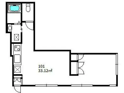 アトリエ・エム・早稲田(ワンルーム/1階)の間取り写真