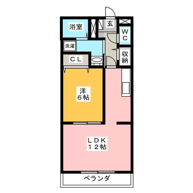 MS DREAM V(1LDK/4階)の間取り写真