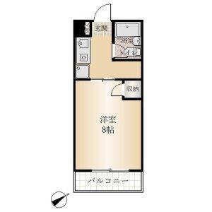 サンホープ・ミノベ(1K/2階)の間取り写真