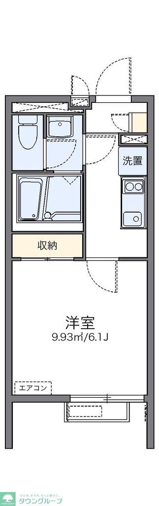 レオネクストグリーン下石神井(1K/1階)の間取り写真