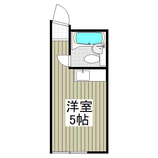 クリアス西戸部 旧西戸部アパート(ワンルーム/1階)の間取り写真