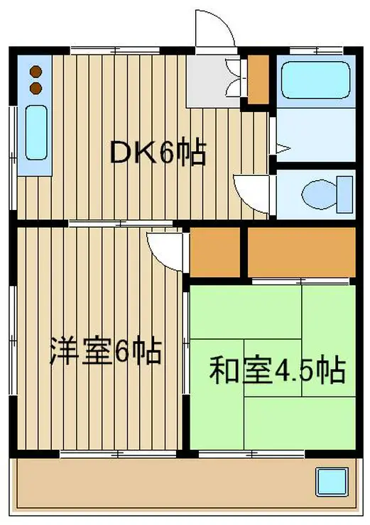 第二谷原レジデンス 2階階 間取り