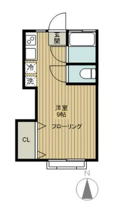 ラシュールつくば 2階階 間取り