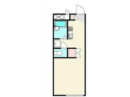 リバーサイドTMI(1K/2階)の間取り写真