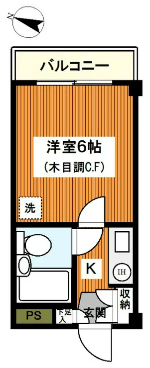戸部KSGマンション 3階階 間取り