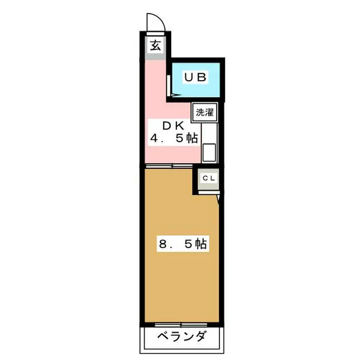 ルミネッセンス茂出木 5階階 間取り