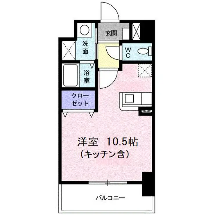 メルヴェーユ 2階階 間取り