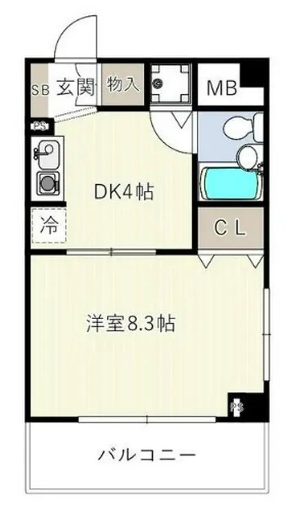 アソルティ関内大通公園 5階階 間取り
