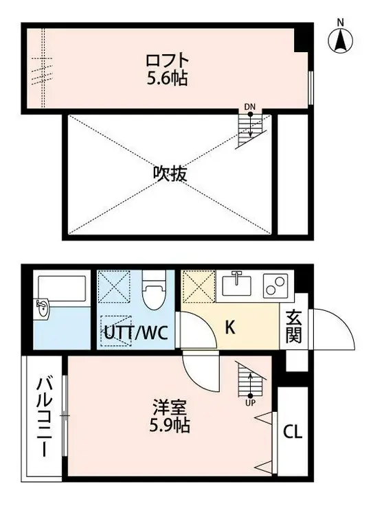 Ferris座間 1階階 間取り
