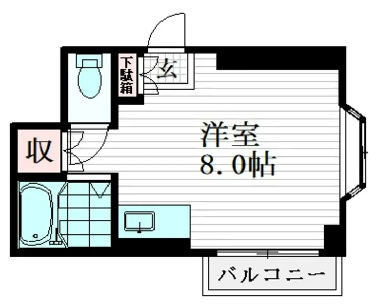 メゾン薗田 4階階 間取り