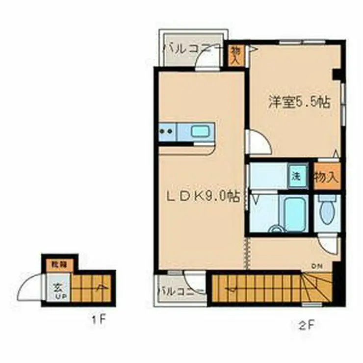 ビエント 2階階 間取り