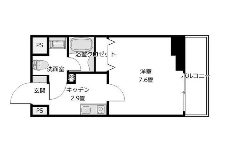 ASCENT Y 津田沼 3階階 間取り