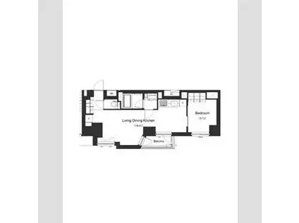 プライムアーバン笹塚(1LDK/2階)の間取り写真