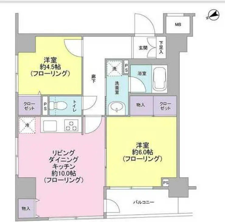 パートナーシップアパートメント 8階階 間取り