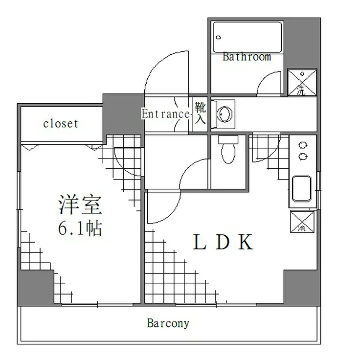 レジーナ浅草橋 4階階 間取り