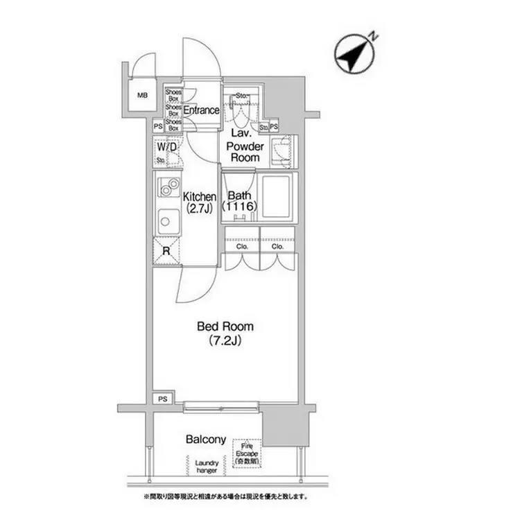 コンフォリア神楽坂DEUX 2階階 間取り
