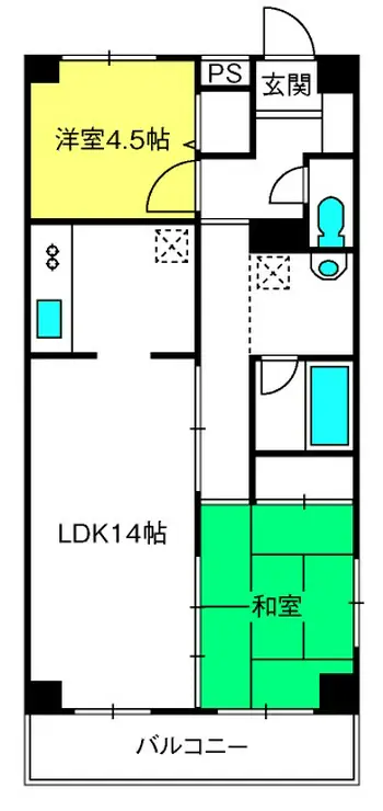 ロイヤルガーデン 3階階 間取り