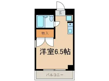 ドエル新小岩(ワンルーム/2階)の間取り写真