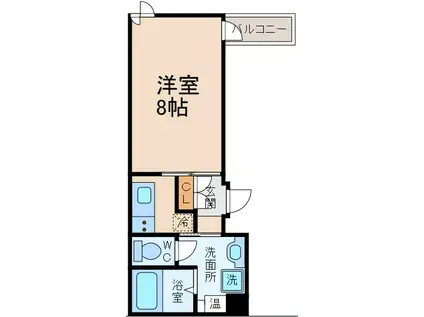 アドバンス新大阪IV(1K/4階)の間取り写真