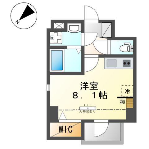 上池台2丁目マンション(ワンルーム/4階)の間取り写真