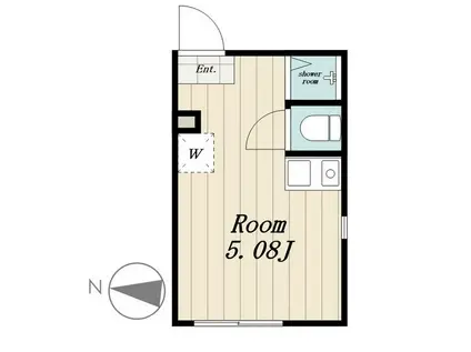 グラーレ下井草(ワンルーム/1階)の間取り写真