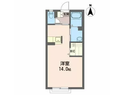 シャーメゾンL(ワンルーム/1階)の間取り写真