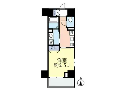 グランヴァン住吉駅前(1K/5階)の間取り写真