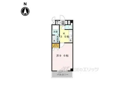 サウス・マ・メゾン(1K/2階)の間取り写真