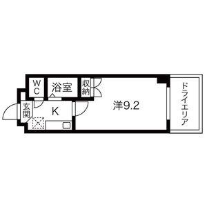 シティライフ田代(1K/1階)の間取り写真