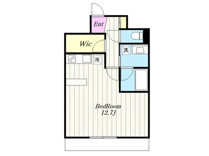 オパールマンション(ワンルーム/9階)の間取り写真