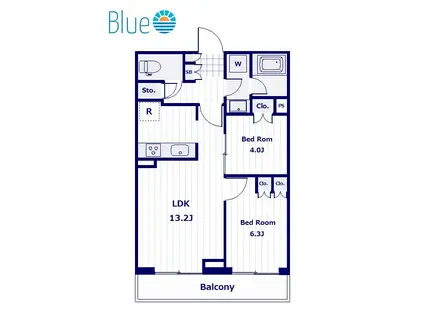 SDレジデンス川崎(2LDK/5階)の間取り写真