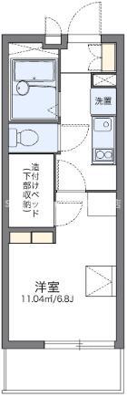 レオパレスエクセル御幣島(1K/4階)の間取り写真