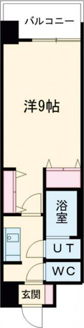 GLUCK MAISON S-SAKAI XVI(1K/8階)の間取り写真