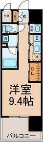 GRAND ESPOIR IZUMI(1K/10階)の間取り写真