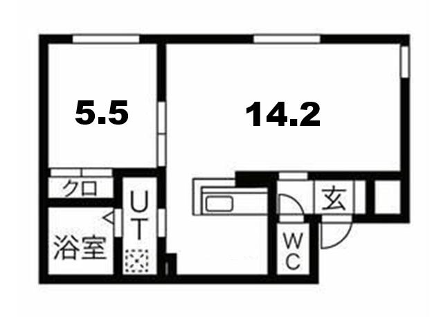 KENT COLLECTIONIII(1LDK/2階)の間取り写真
