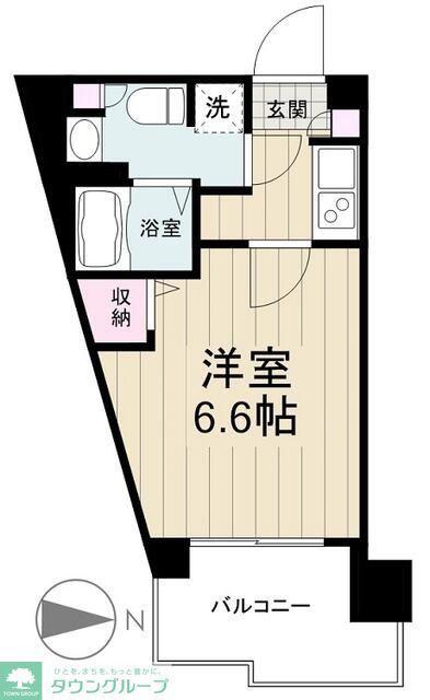 MAXIV西川口AZ TRE(1K/7階)の間取り写真