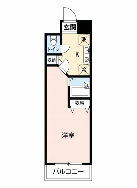 マイナビSTAY船橋本町(1K/7階)の間取り写真