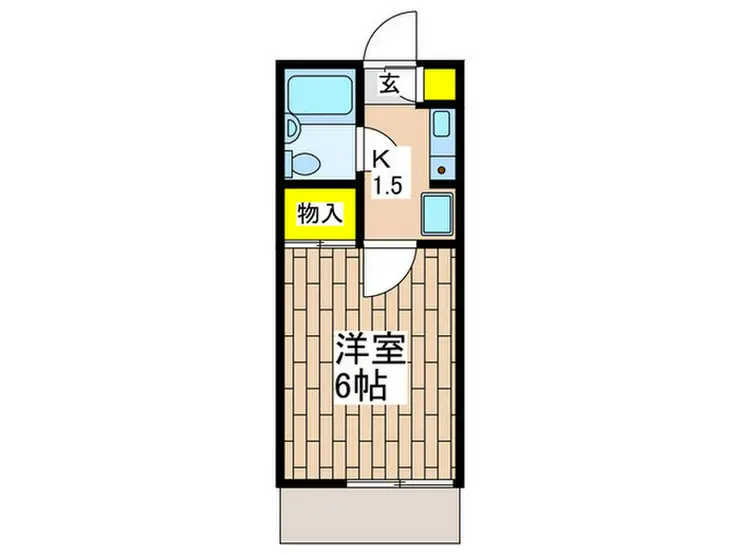 サンパレス湘南 1階階 間取り