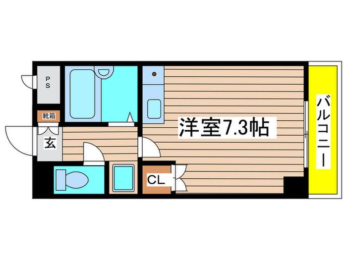 NAKANE MANSION(ワンルーム/5階)の間取り写真