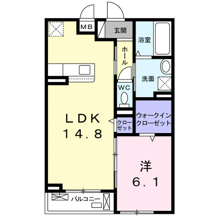 アーバンウッド 3階階 間取り