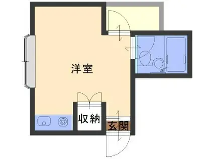 上新庄SEVIN CHERIE(ワンルーム/3階)の間取り写真