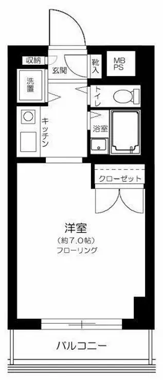 パークアヴェニュー新宿西 4階階 間取り