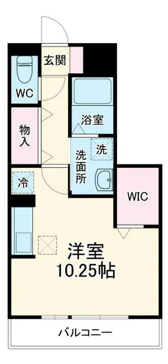 リバーハイツ幕張 2階階 間取り