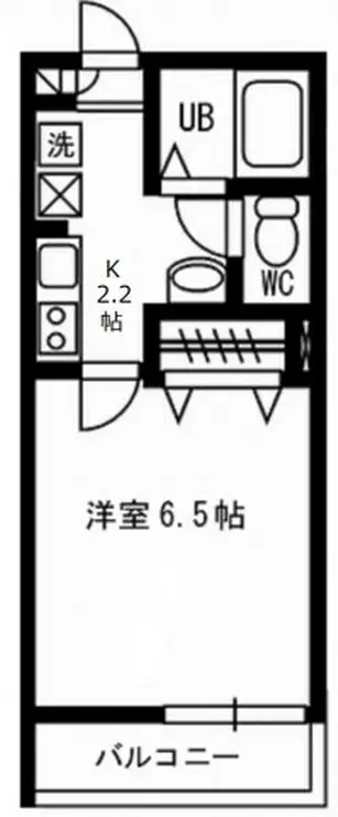 アレイ北野 2階階 間取り