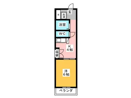 千代田ビルディング(1K/3階)の間取り写真