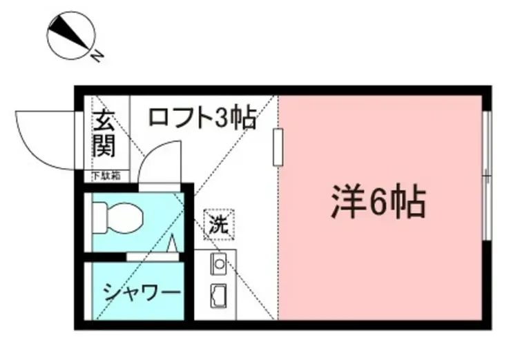 ユナイト大島St.シルフィーの杜 1階階 間取り