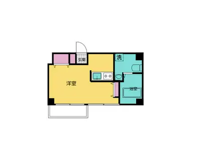 ドルミ五反田ドゥメゾン(ワンルーム/10階)の間取り写真