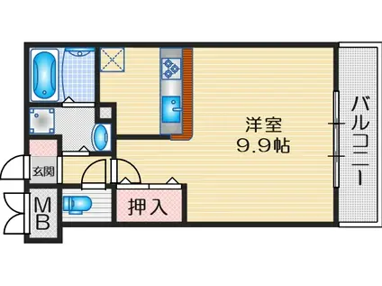 SUN COURT N(1K/1階)の間取り写真