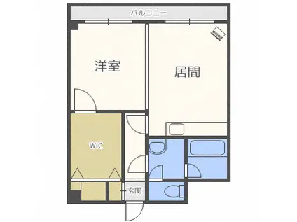 AREX-S7(1LDK/4階)の間取り写真